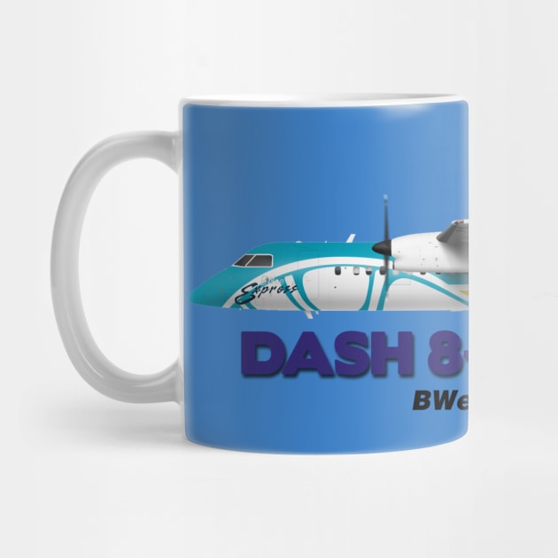 DeHavilland Canada Dash 8-300/Q300 - BWee Express by TheArtofFlying